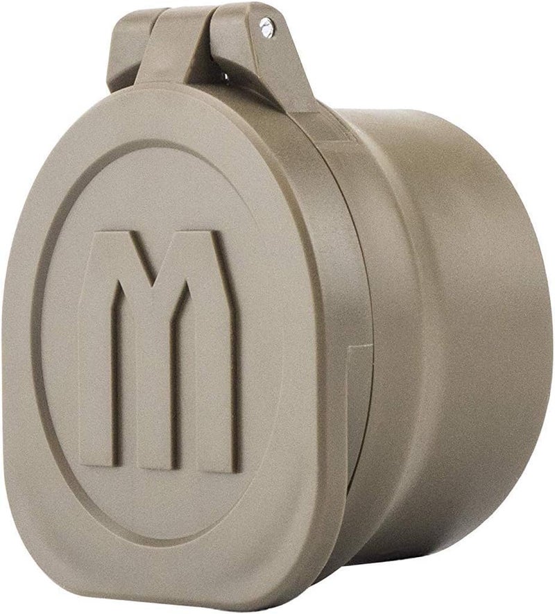 Monstrum Rubberized Flip-Up Rifle Scope Lens Covers | Flat Dark Earth - Image 1